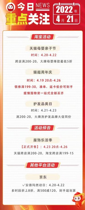 天猫亲子节，天猫超市11周年庆，活动进行中